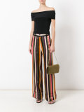 metallic embellished crossbody bag