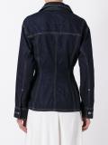 slim-fit denim jacket