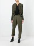 patch pocket bomber jacket