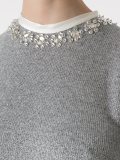 embelished knitted dress