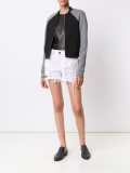 distressed denim shorts