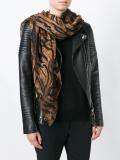 'Animalier' large printed scarf
