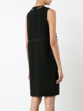 fishing line panel shift dress