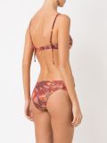 abstract print bikini set