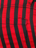 vertical stripe trousers