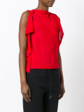 draped sleeve top