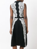 lace panel dress