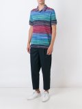 striped polo shirt