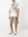 fisherman print T-shirt 