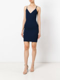 deep V-neck fitted dress