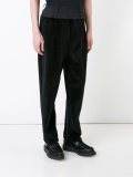 faux fur track pants