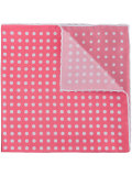 polka dot checked scarf
