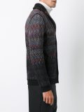 zig-zag knit cardigan