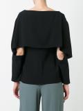 open sleeve blouse