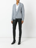 asymmetric front cardigan