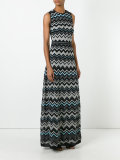 zig zag pattern dress