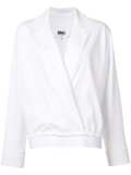 relaxed lapel blouse