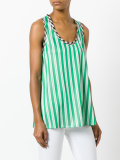 striped racer back vest 