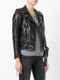 cropped biker jacket