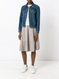 midi leather skirt 