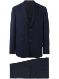 buttoned two piece suit