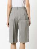 knee length tailored shorts