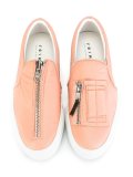 asymmetric slip on sneakers