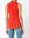 ruffled flared tank