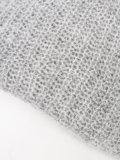 cashmere ribbed beanie 