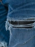 extra long ripped jeans