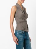 draped fitted top 