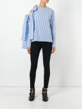 loose-fit striped blouse