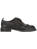 patch detail lace up shoes