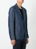 双色印花西装夹克