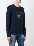 Superman patch logo sweatshirt
