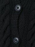 distressed cable knit loose fit jumper