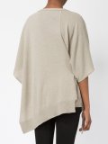 wrap detail knitted top