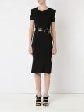 panelled midi dress