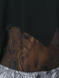 lace insert T-shirt