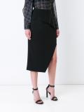 open front A-line skirt