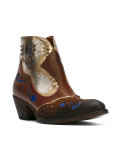 Native print boots 