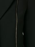 zip detail blazer