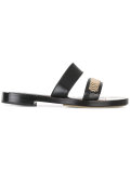 chain detail strap sandals