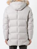 zipped hooded coat