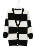 striped cardigan