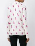 flamingo print jumper