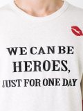 ‘Heroes’印花运动上衣