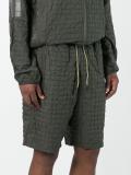 quilted knee length shorts