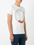 multicoloured graphic print T-shirt