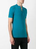 slit neck T-shirt